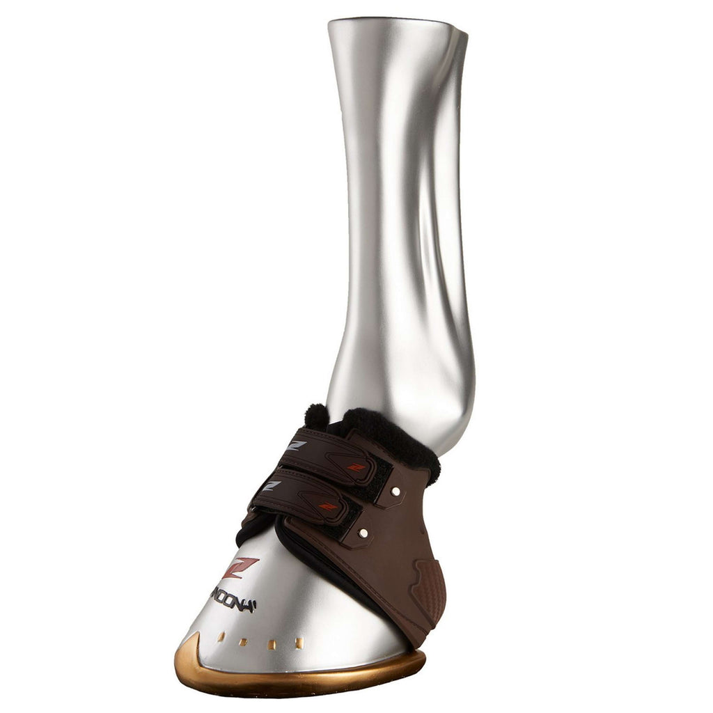 Zandona Botas para Caballos Carbon Air Velcro Talón Marron