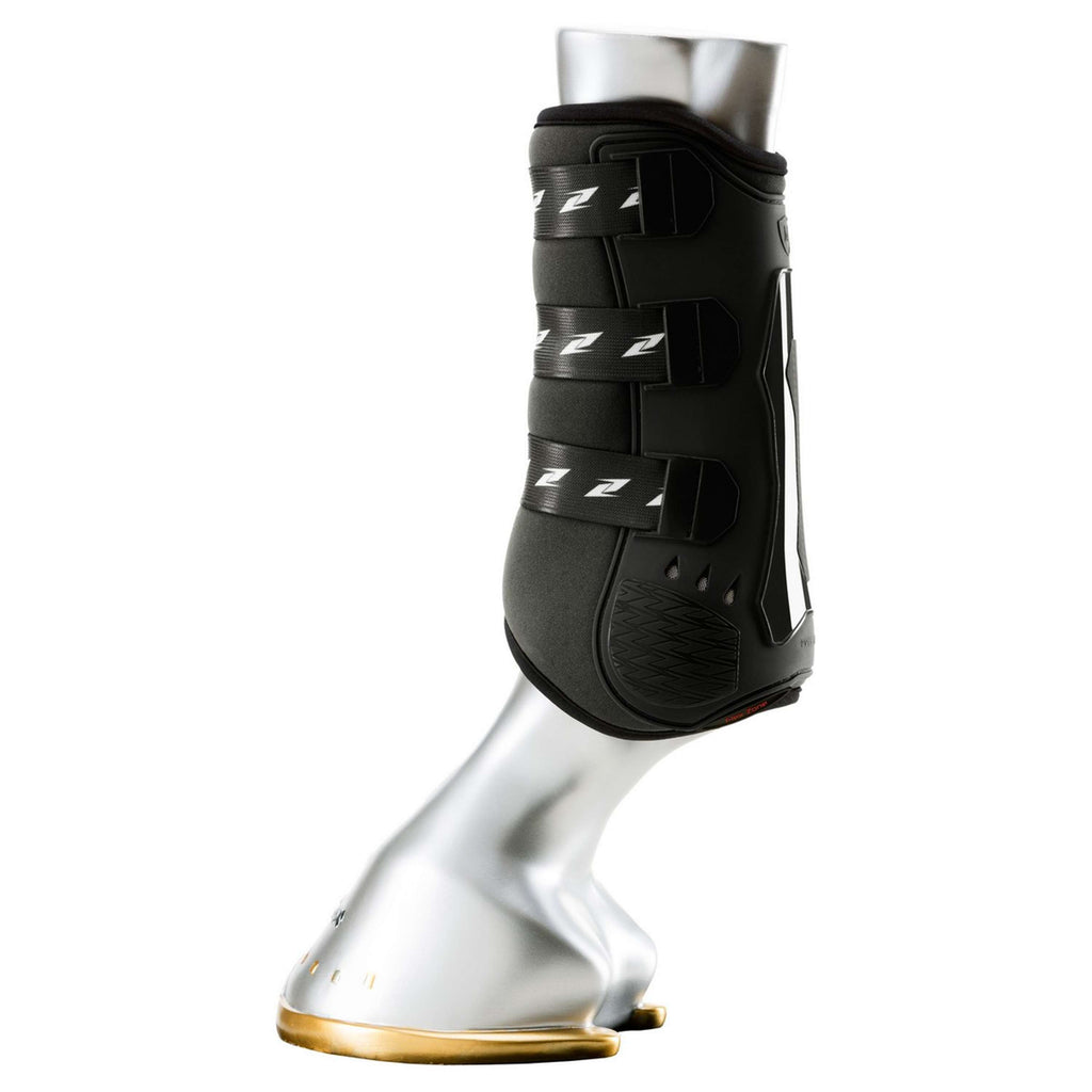 Zandona Protectores de piernas King Carbon Air Front Negro