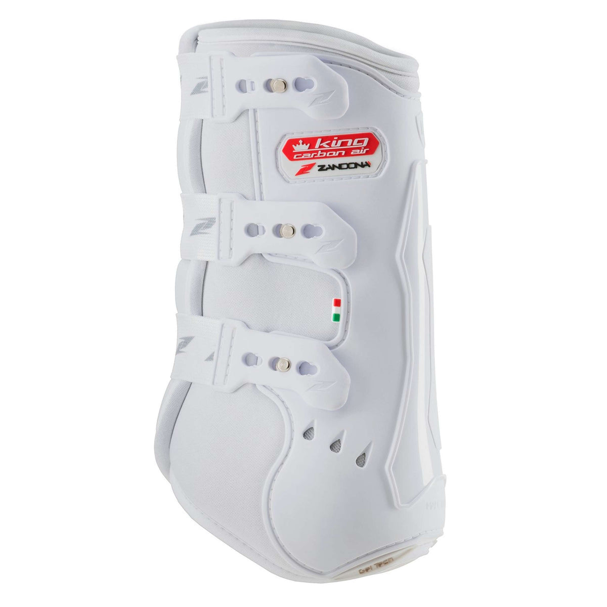 Zandona Protectores de piernas King Carbon Air Front Blanco