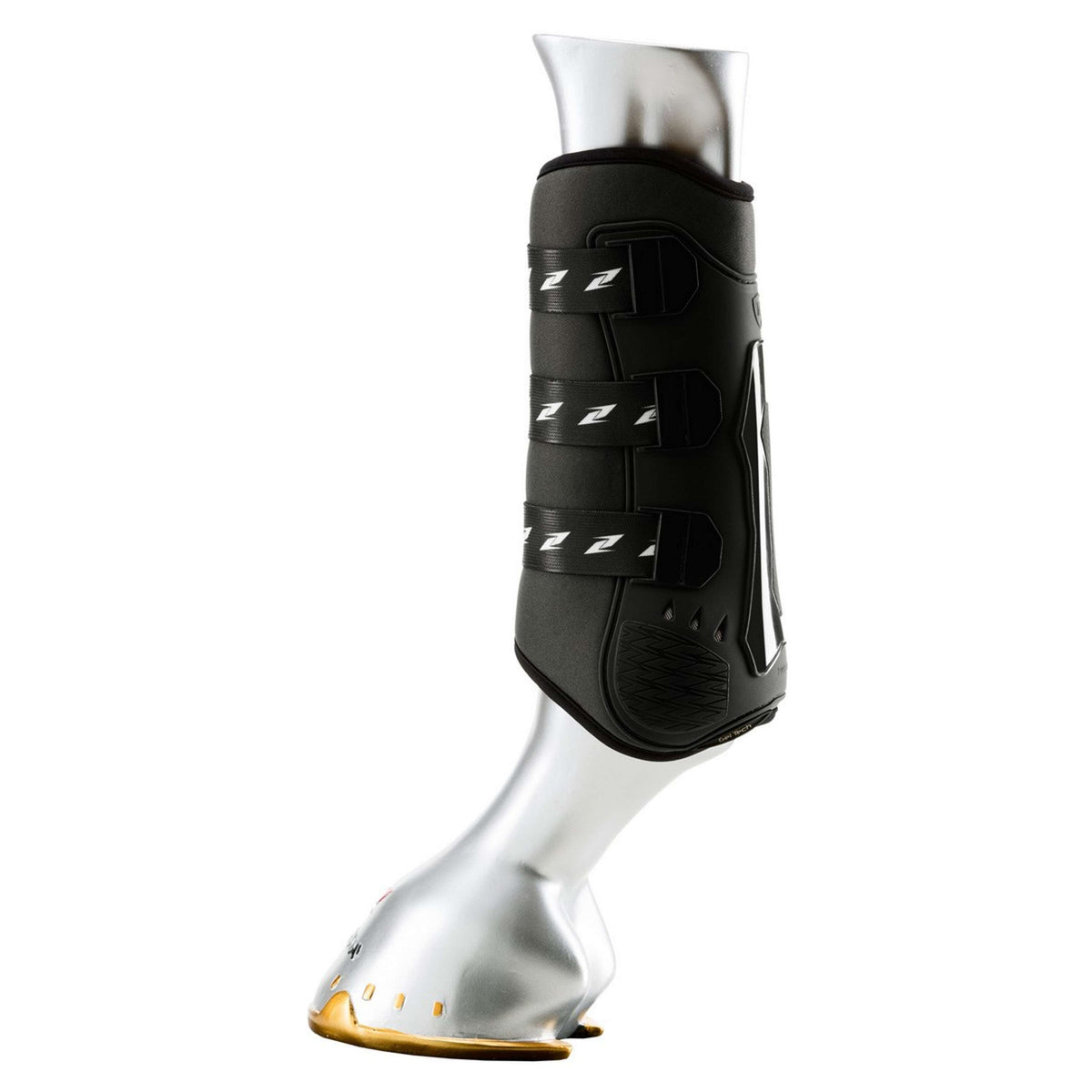 Zandona Protectores de piernas King Carbon Air Negro