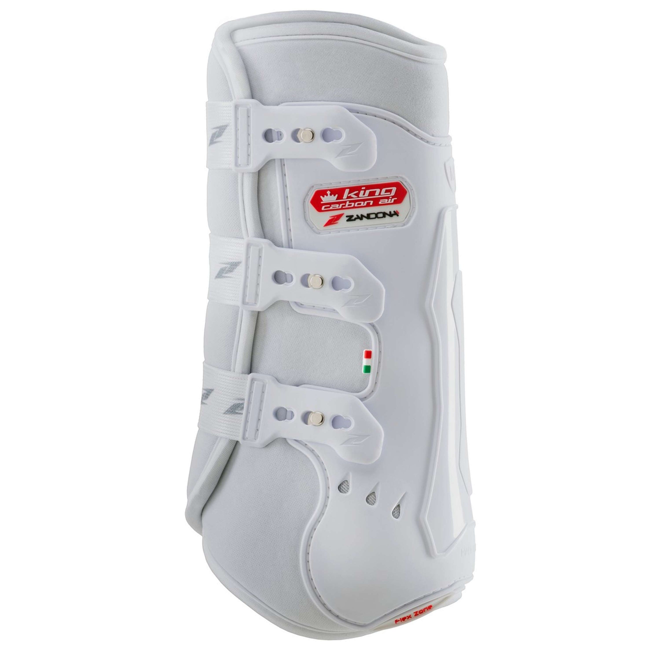 Zandona Protectores de piernas King Carbon Air Blanco