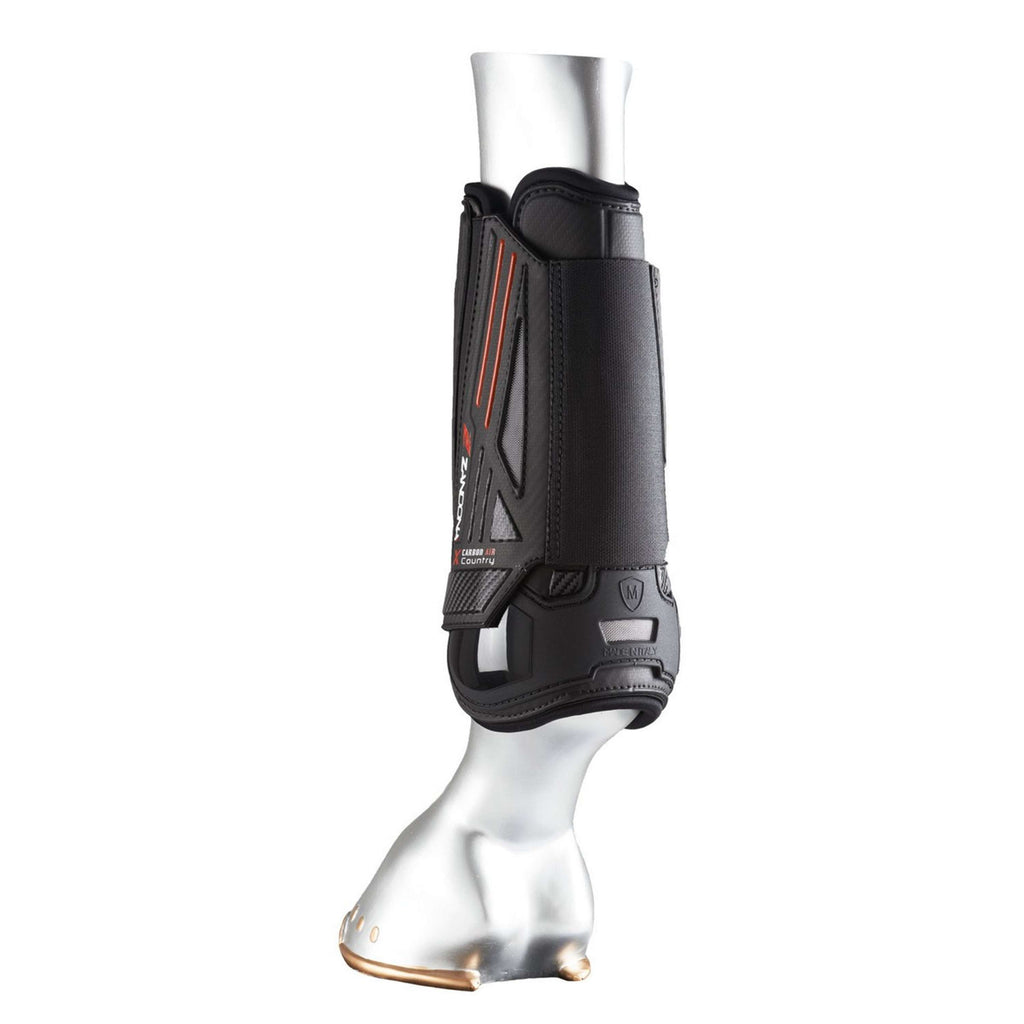 Zandona Protectores de piernas Carbon Air X-Country Negro