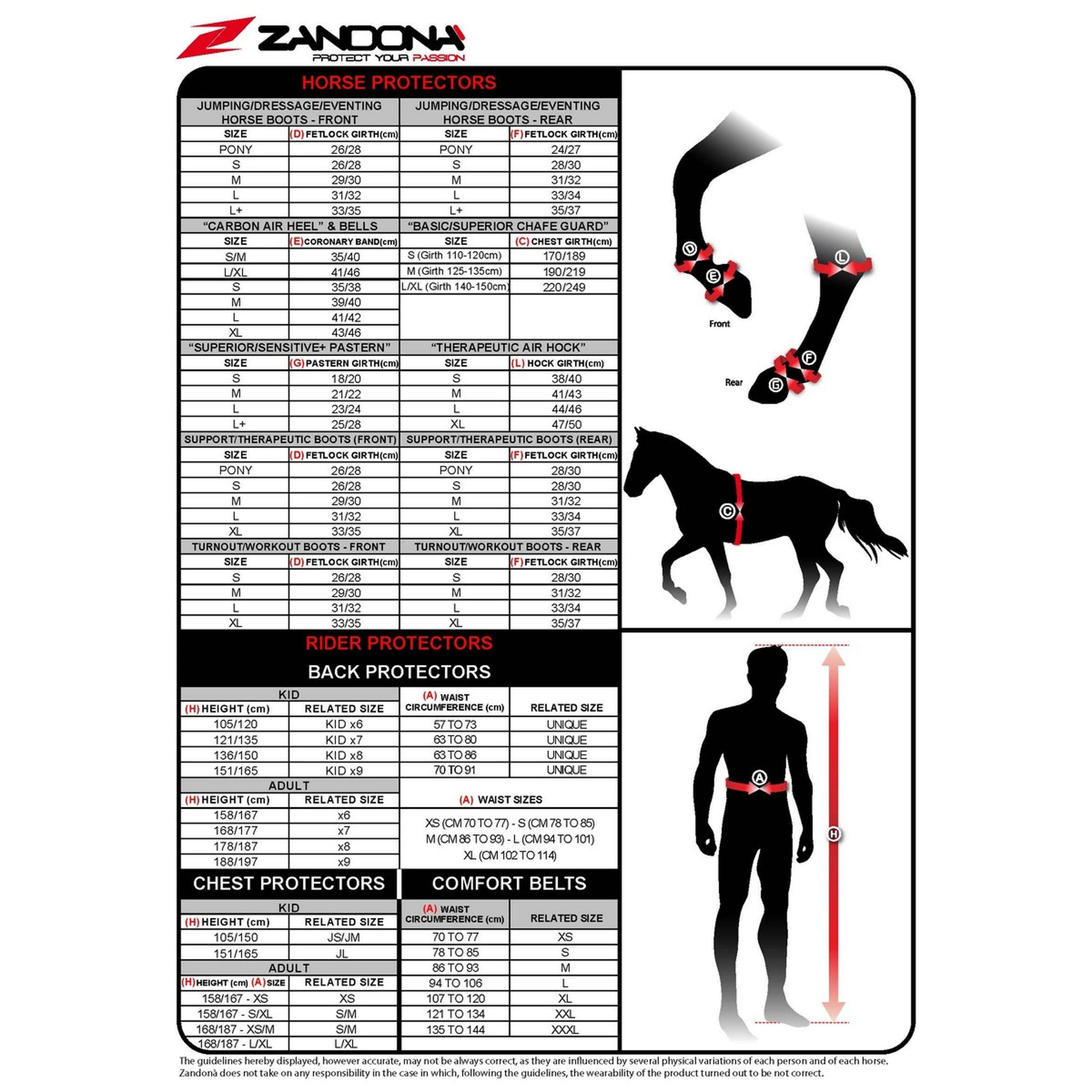 Zandona Protectores de piernas King Carbon Air Blanco