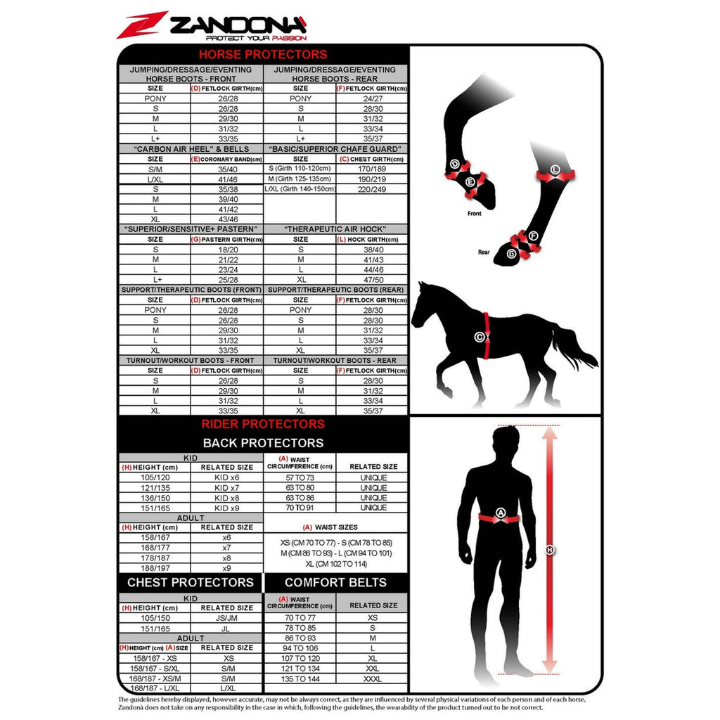 Zandona Protectores de piernas King Carbon Air Front Blanco