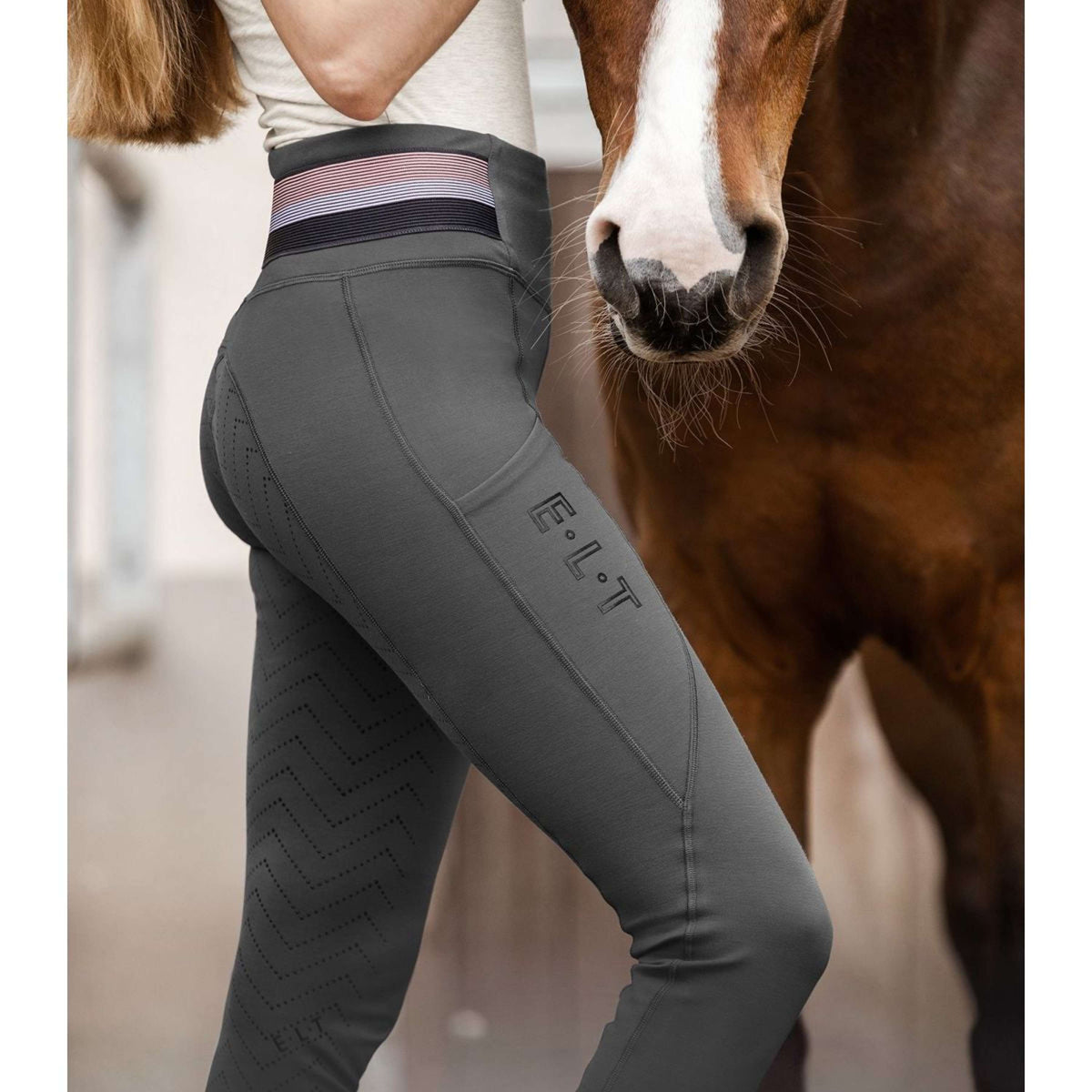 ELT Legging de Equitación Nala Asphalt