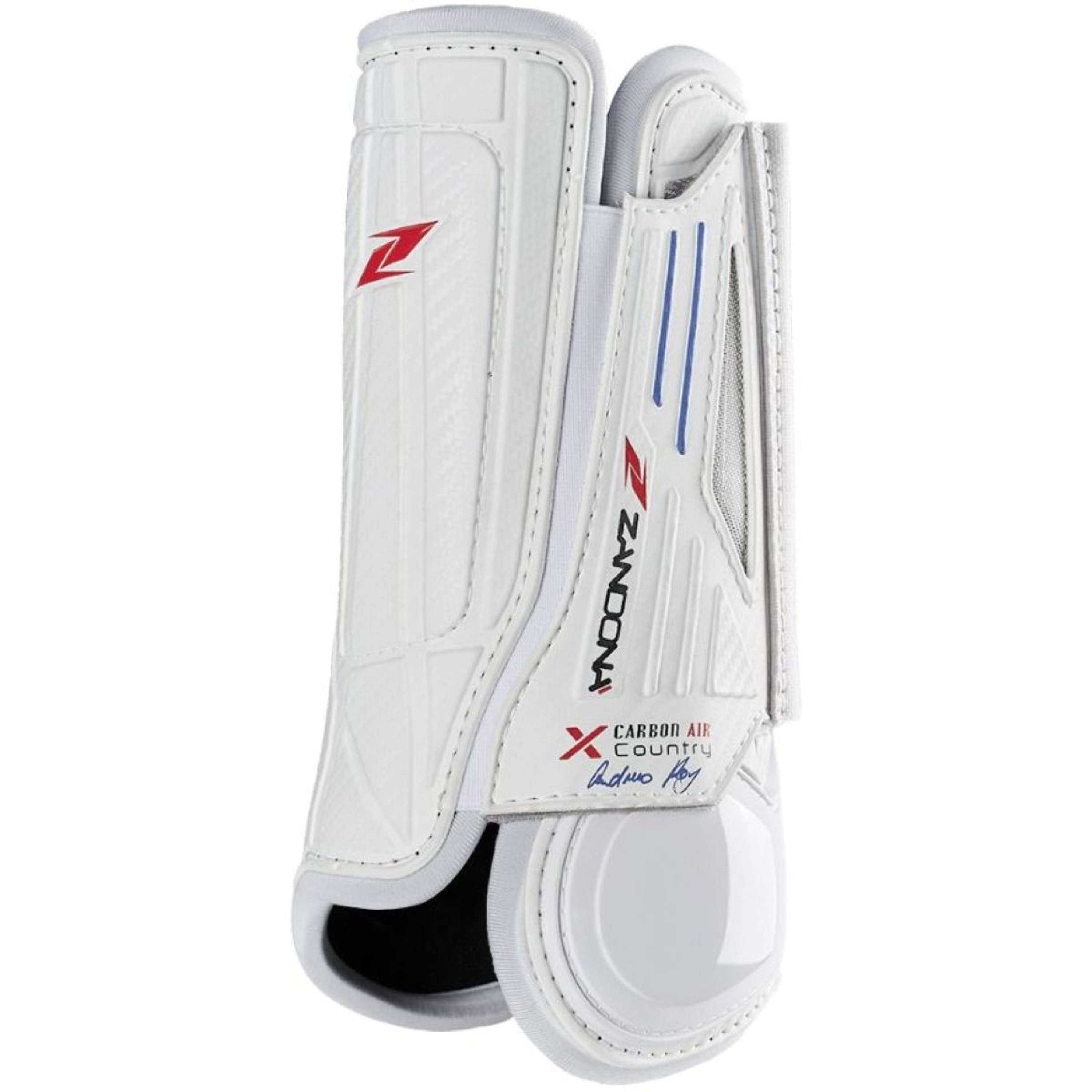 Zandona Protectores de piernas Air X-Country Andrew Hoy Edition Front Blanco
