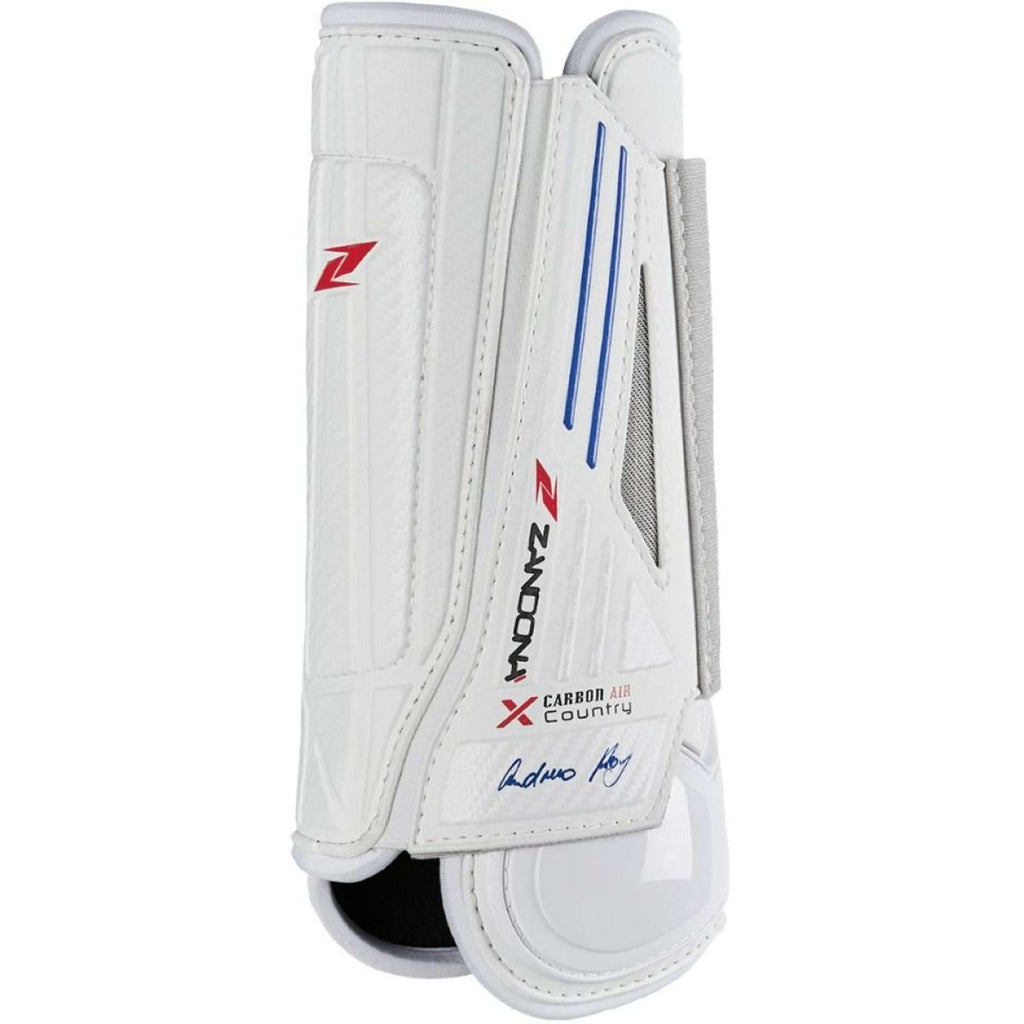Zandona Protectores de piernas Carbon Air X-Country Andrew Hoy Edition Blanco