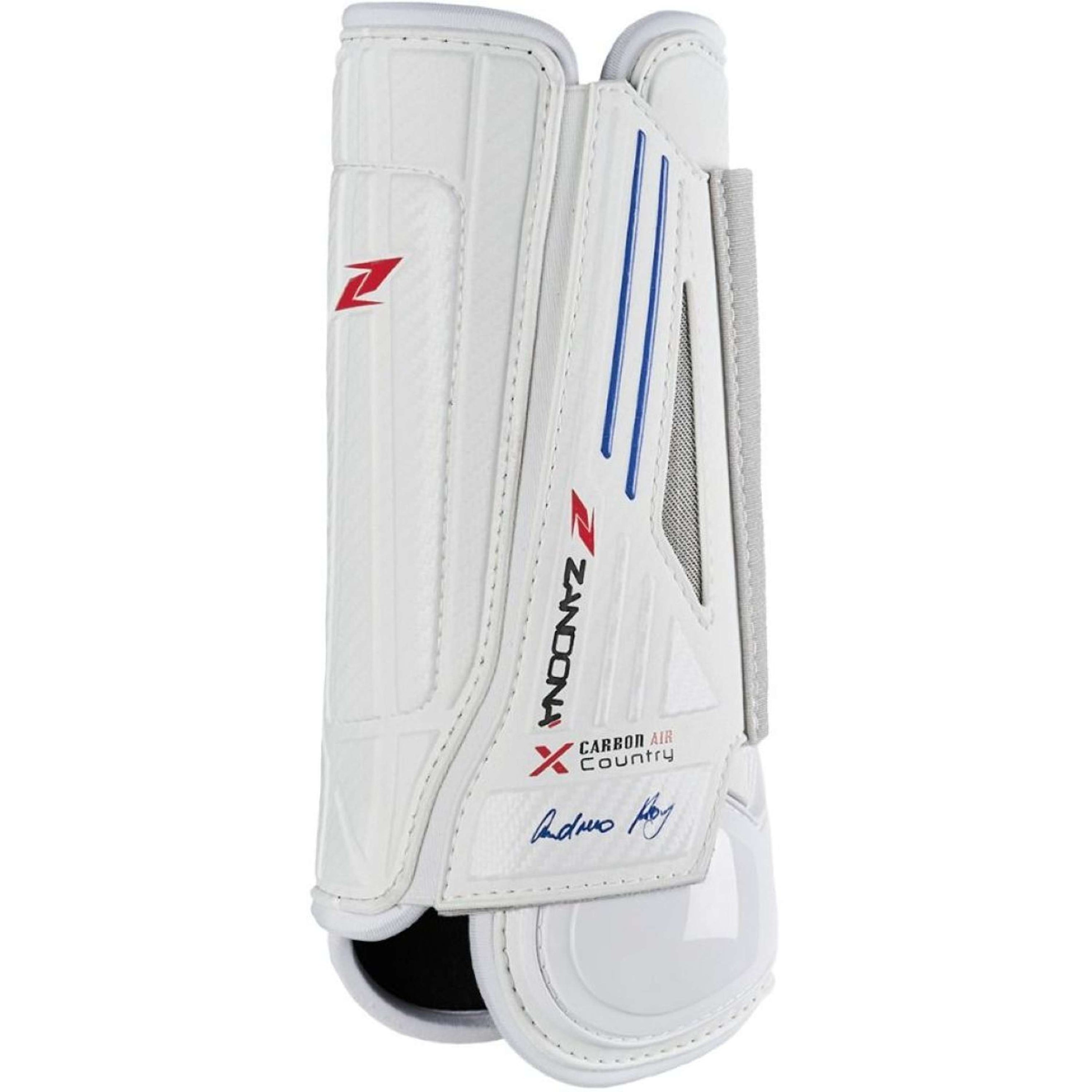 Zandona Protectores de piernas Carbon Air X-Country Andrew Hoy Edition Blanco