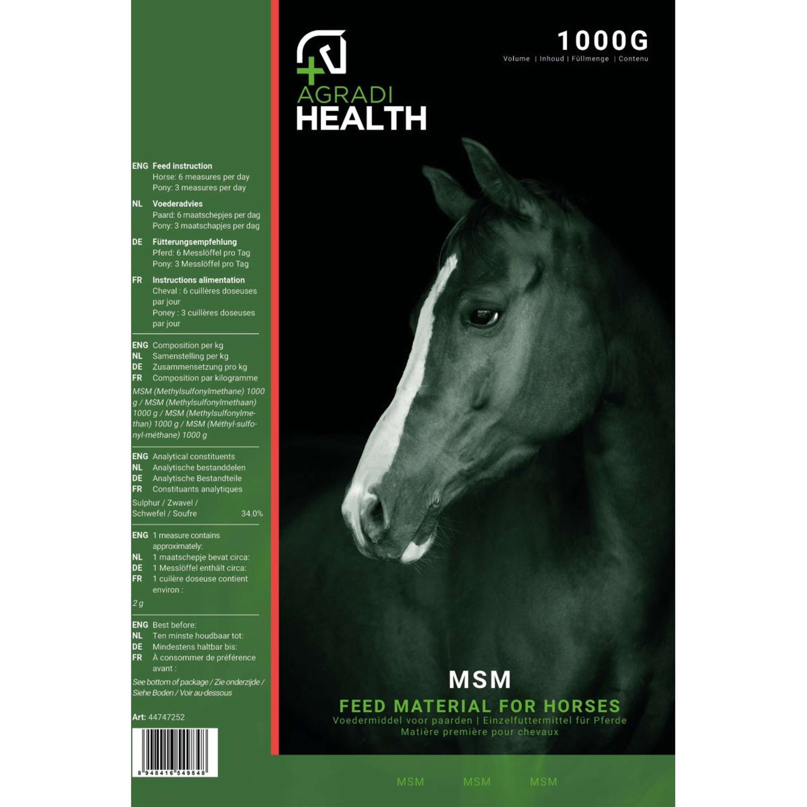 Agradi Health MSM Caballo Agradi Health MSM Caballo