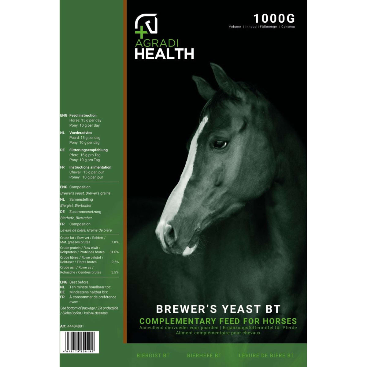 Agradi Health Levadura de Cerveza BT