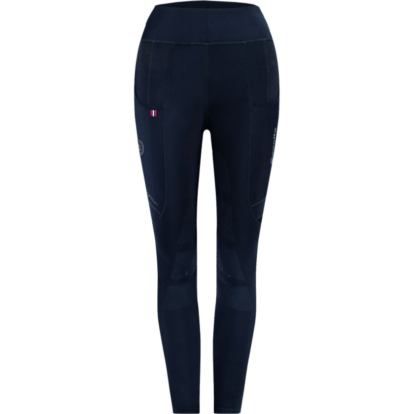 Cavallo Legging de Equitación LIN GRIP RL Full Grip Azul oscuro