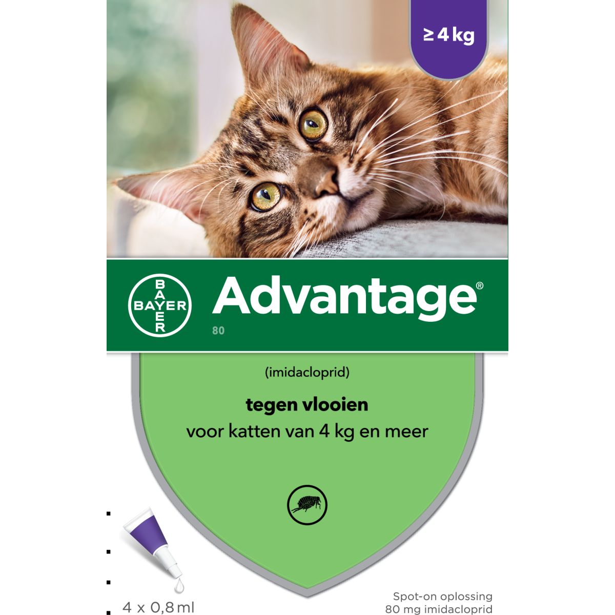 Advantage Advantage 80 Spot-On Gato 4-8kg