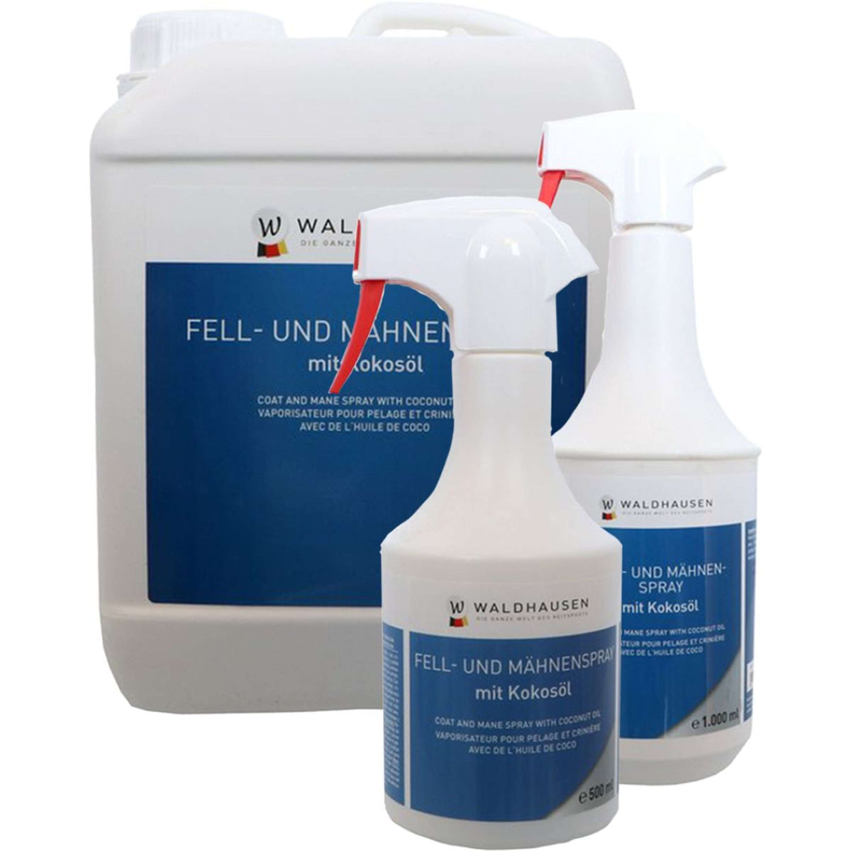 Waldhausen & Spray para Pelaje y Crin con Aceite de Coco