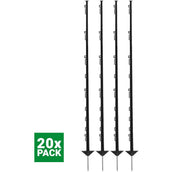 Agradi Power Poste de pradera Classic 150cm 20 Piezas Negro