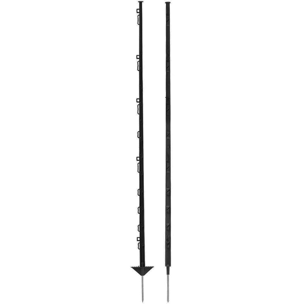 Agradi Power Poste de pradera Classic 150cm 20 Piezas Negro