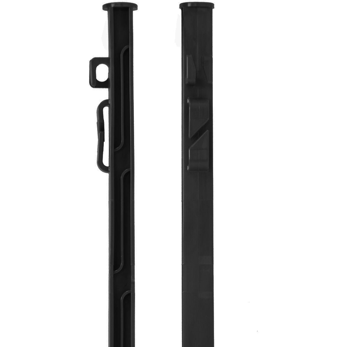 Agradi Power Poste de pradera Classic 125cm 20 Piezas Negro
