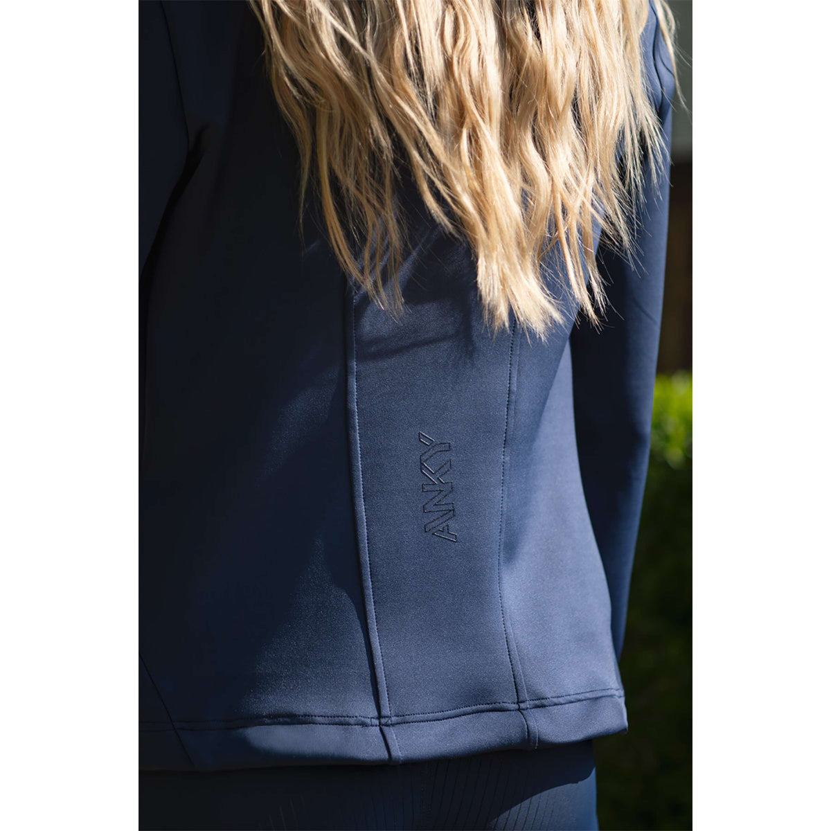ANKY Sudadera con capucha y cremallera Hooded Tech ATC251101 Mood Indigo