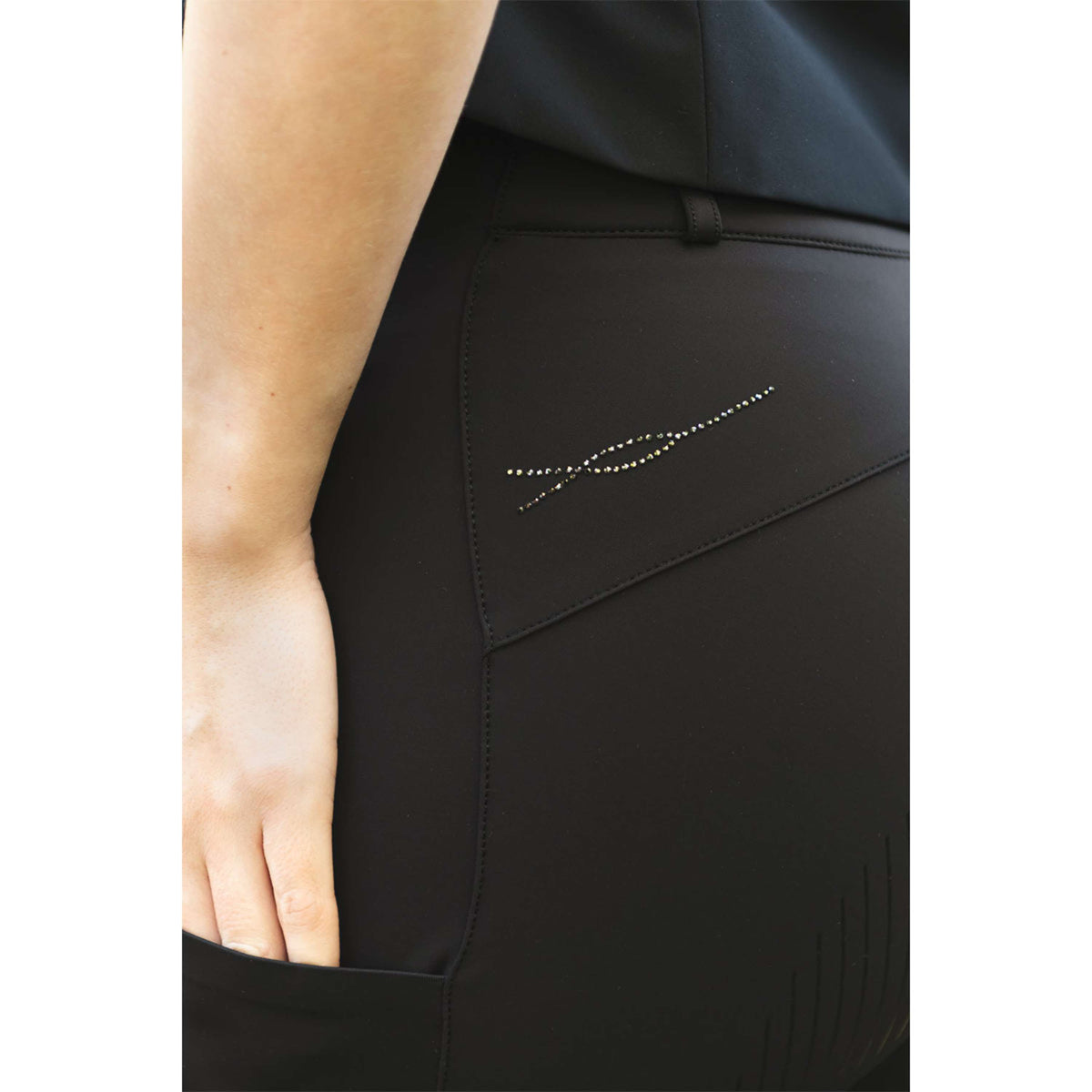 ANKY Legging de EquitaciÃ³n Purity XR261103 Full Grip Negro