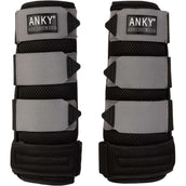 ANKY Protector de piernas 3 en 1 3D Mesh Black/Steel Grey