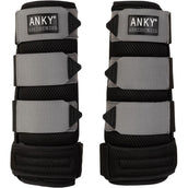 ANKY Protector de piernas 3 en 1 3D Mesh Black/Steel Grey