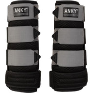 ANKY Protector de piernas 3 en 1 3D Mesh Black/Steel Grey