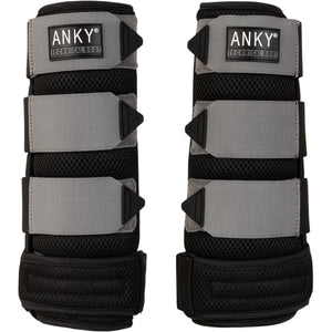 ANKY Protector de piernas 3 en 1 3D Mesh Black/Steel Grey