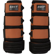 ANKY Protector de piernas 3 en 1 3D Mesh Black/Rust