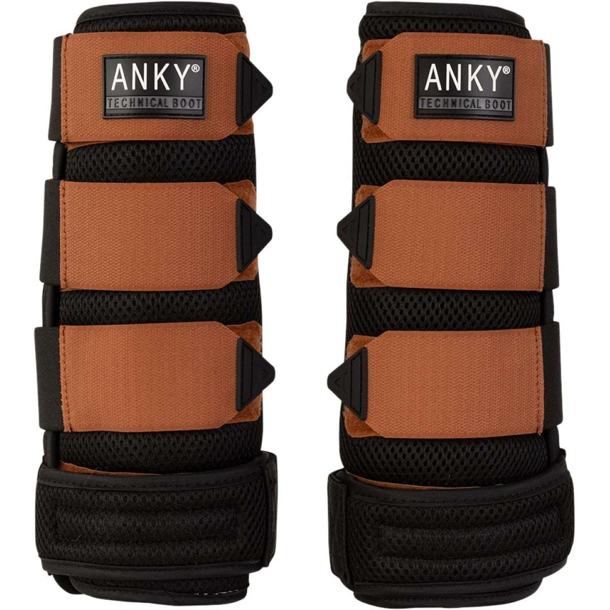ANKY Protector de piernas 3 en 1 3D Mesh Black/Rust