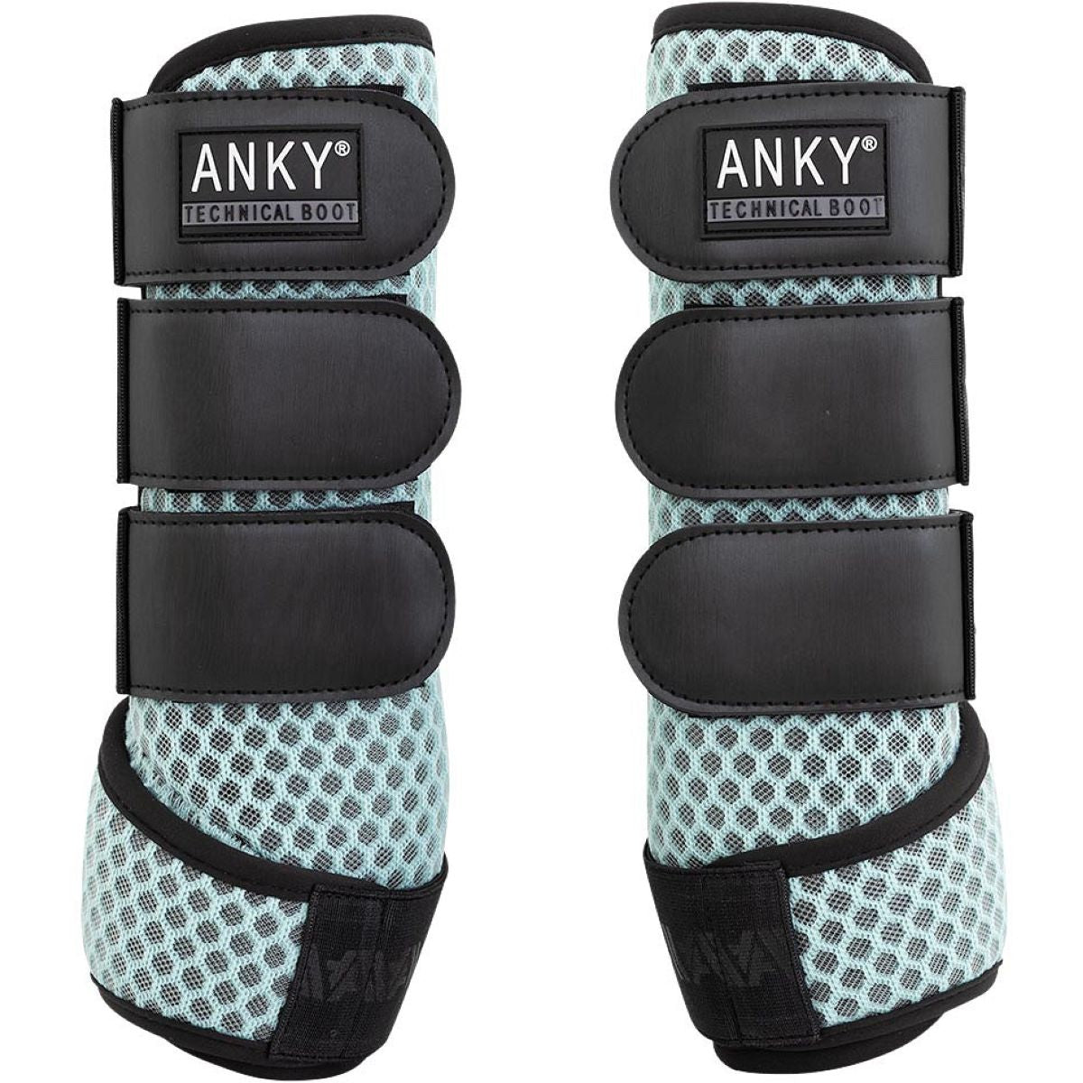 ANKY Protectores de piernas 3D Mesh CanalBlue