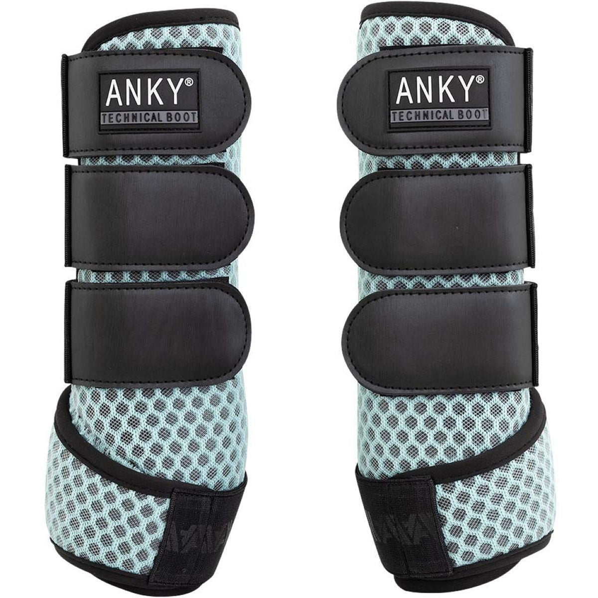 ANKY Protectores de piernas 3D Mesh CanalBlue
