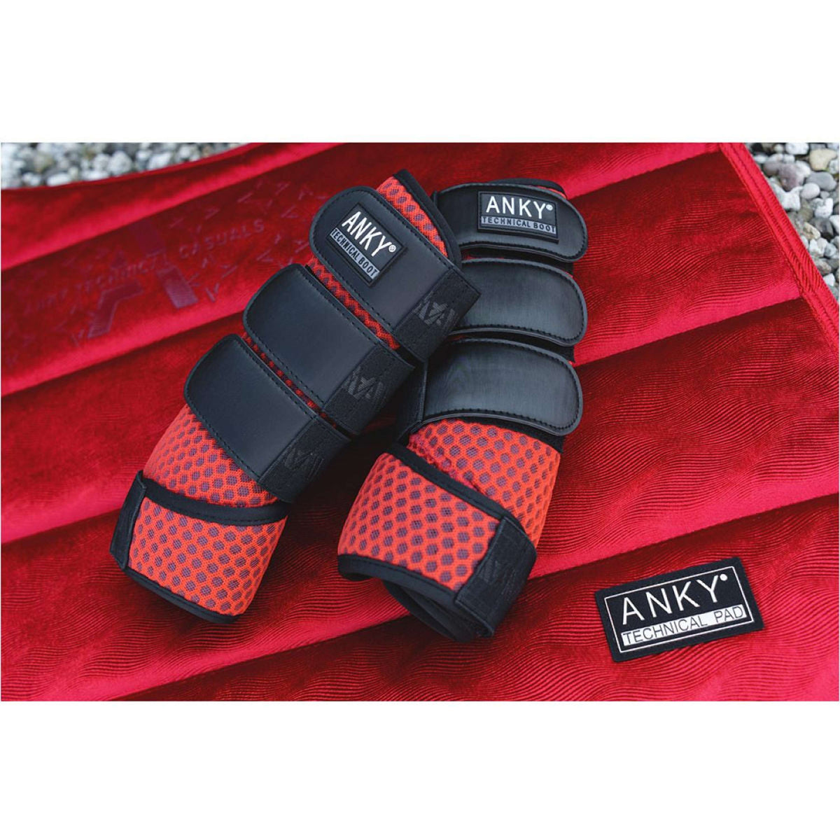 ANKY Protectores de piernas 3D Mesh CoralParadise