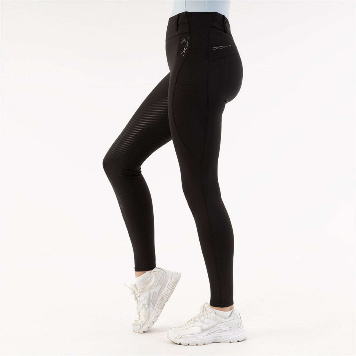 ANKY Legging de EquitaciÃ³n Purity XR261103 Full Grip Negro