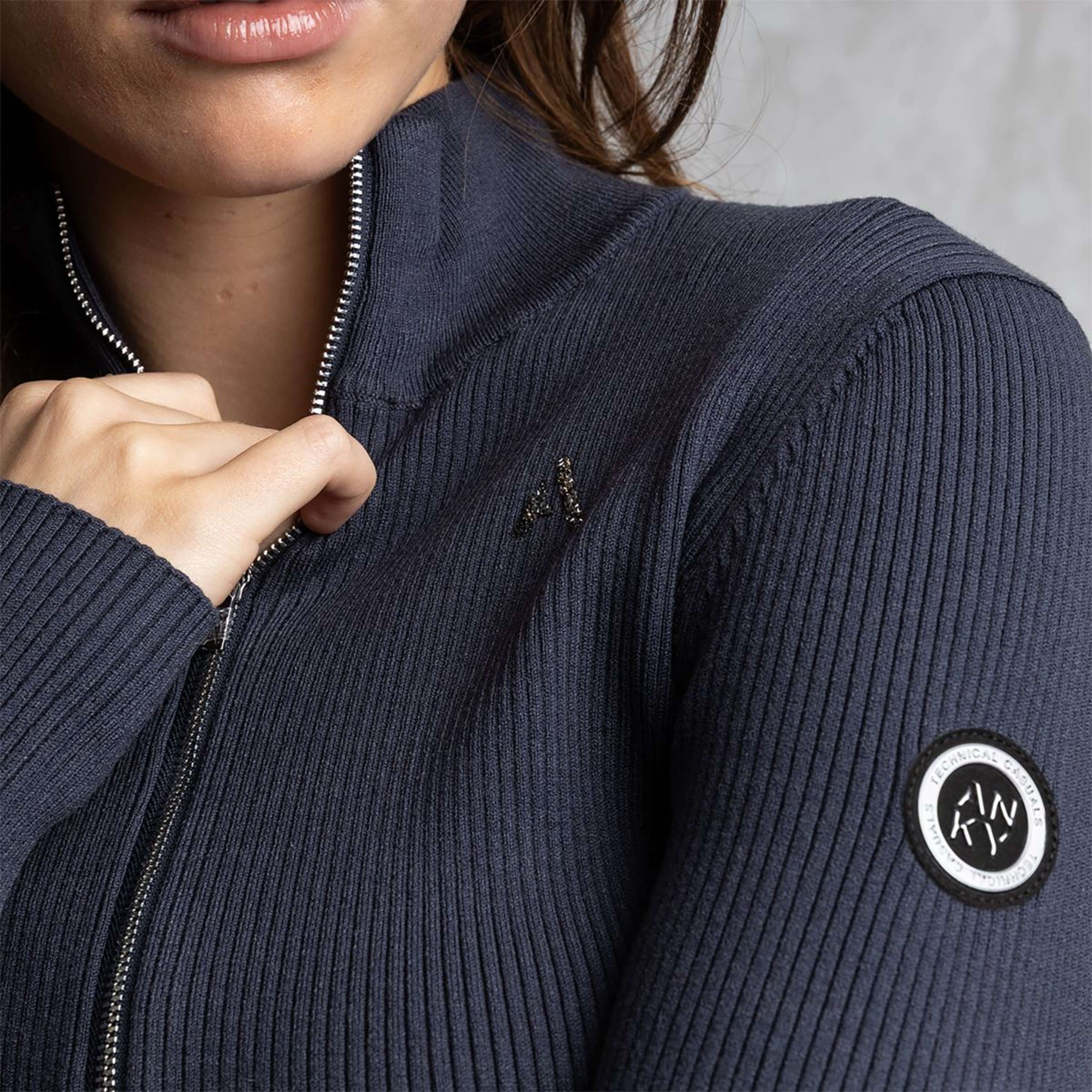 ANKY Sudadera con capucha y cremallera ATC262304 Inkwell