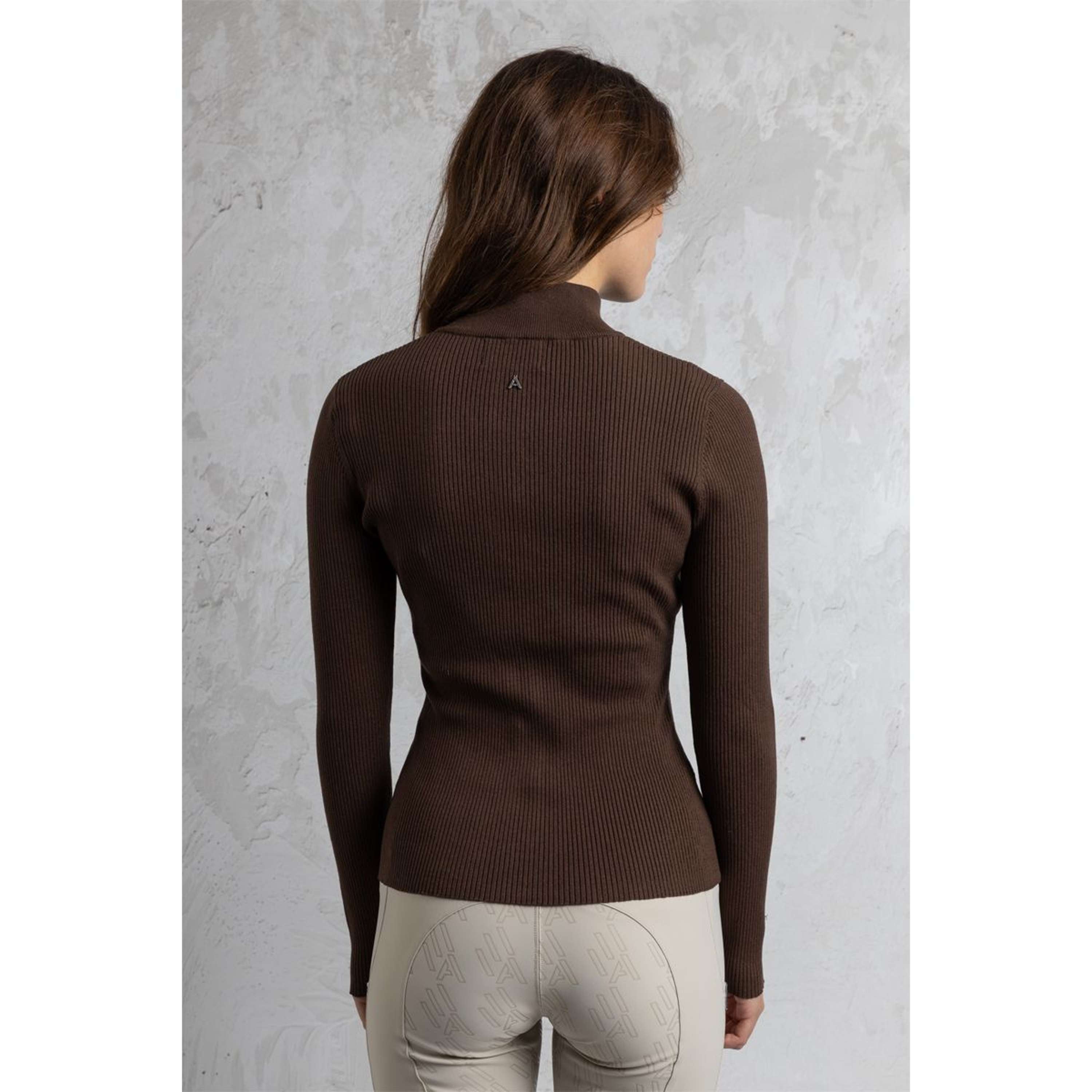 ANKY Sudadera con capucha y cremallera ATC262304 Chestnut