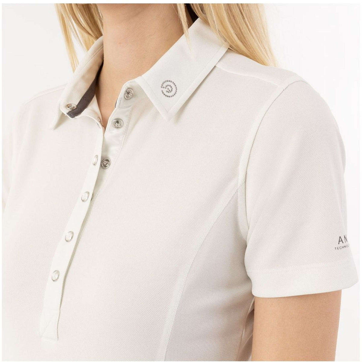 ANKY Polo ATC241201 Essential Blanco brillante