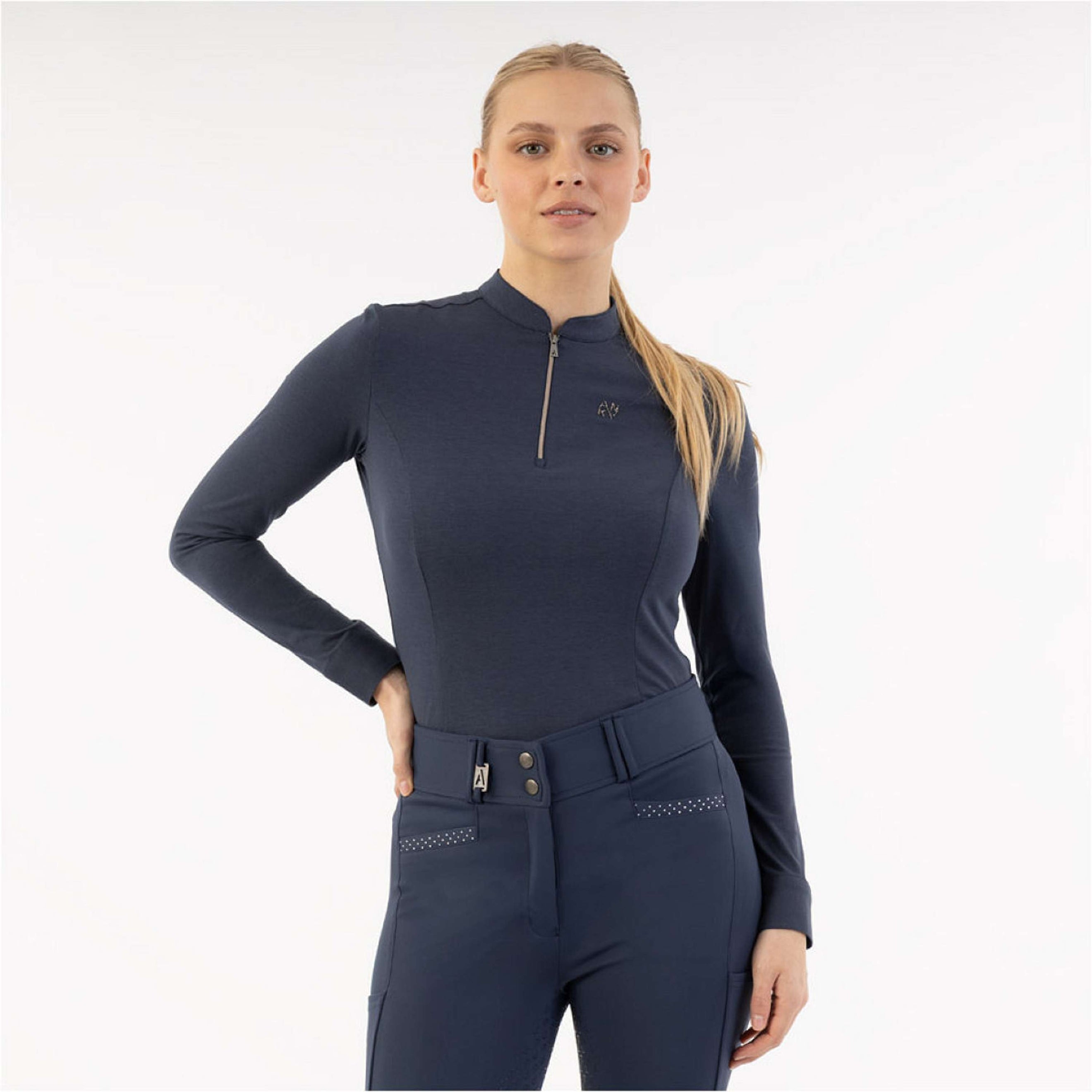 ANKY Longsleeve Zip Up ATC261203 Mood Indigo