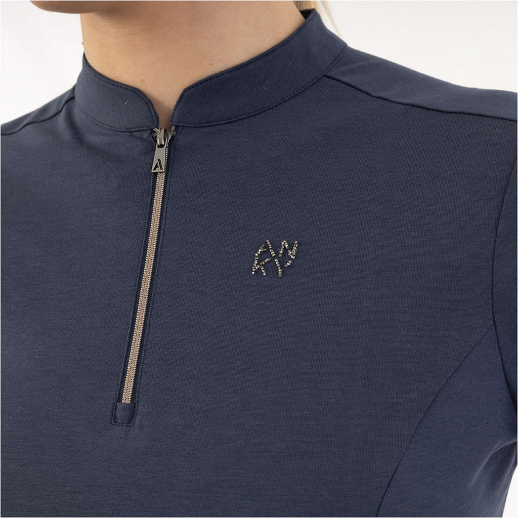 ANKY Camiseta Manga Larga Zip Up ATC261203 Mood Indigo
