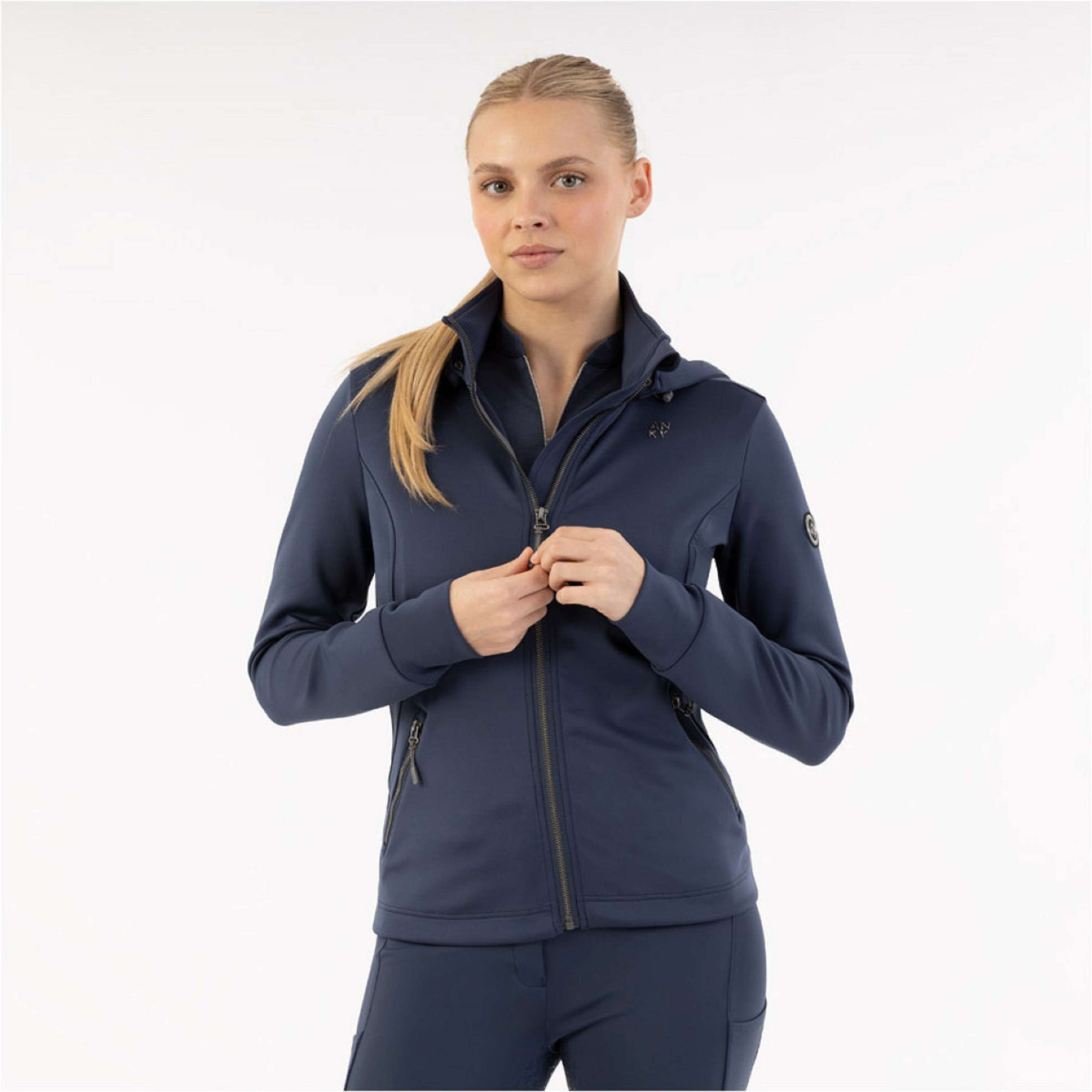 ANKY Sudadera con capucha y cremallera Hooded Tech ATC251101 Mood Indigo