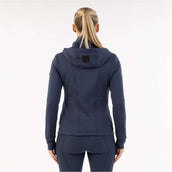 ANKY Sudadera con capucha y cremallera Hooded Tech ATC251101 Mood Indigo