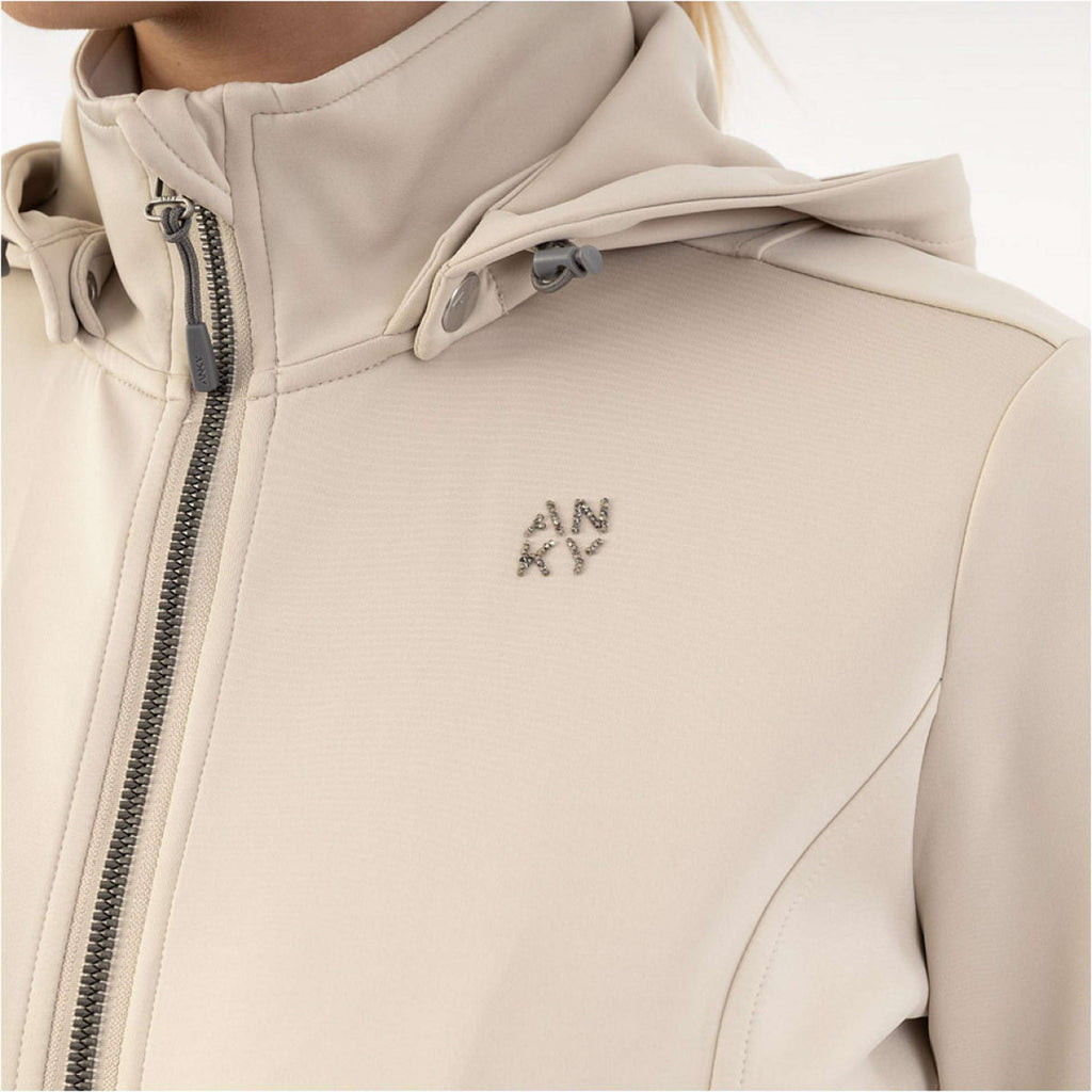 ANKY Sudadera con capucha y cremallera Hooded Tech ATC251101 Island Fossil