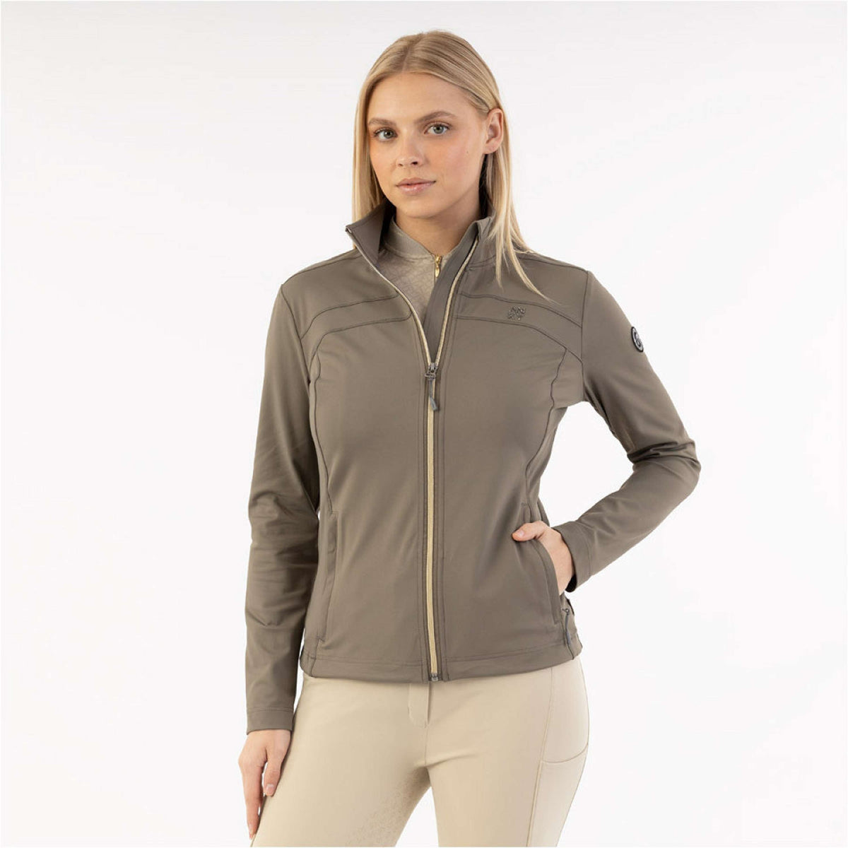ANKY Sudadera con capucha y cremallera Sub Layer ATC261103 Bungee Cord