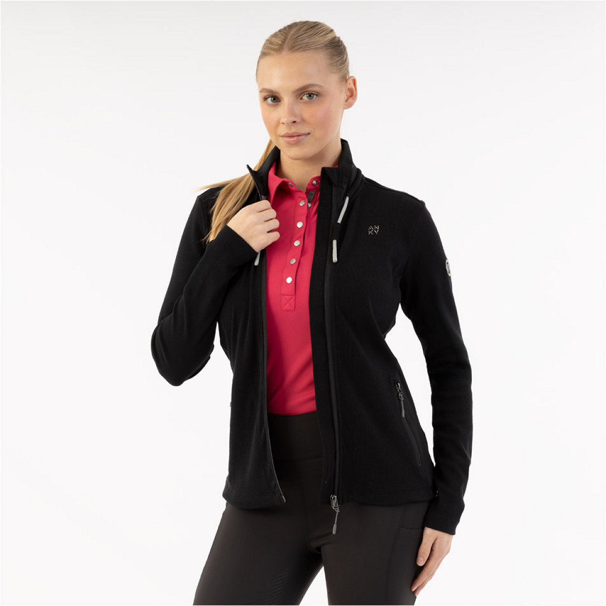 ANKY Sudadera con capucha y cremallera Jersey ATC261105 Negro