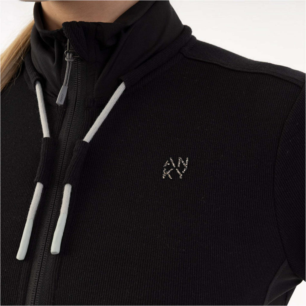 ANKY Sudadera con capucha y cremallera Jersey ATC261105 Negro