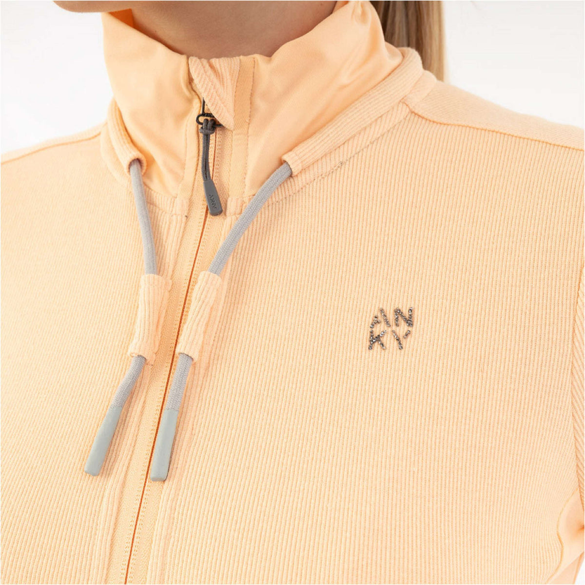 ANKY Sudadera con capucha y cremallera Jersey ATC261105 Peach Fuzz