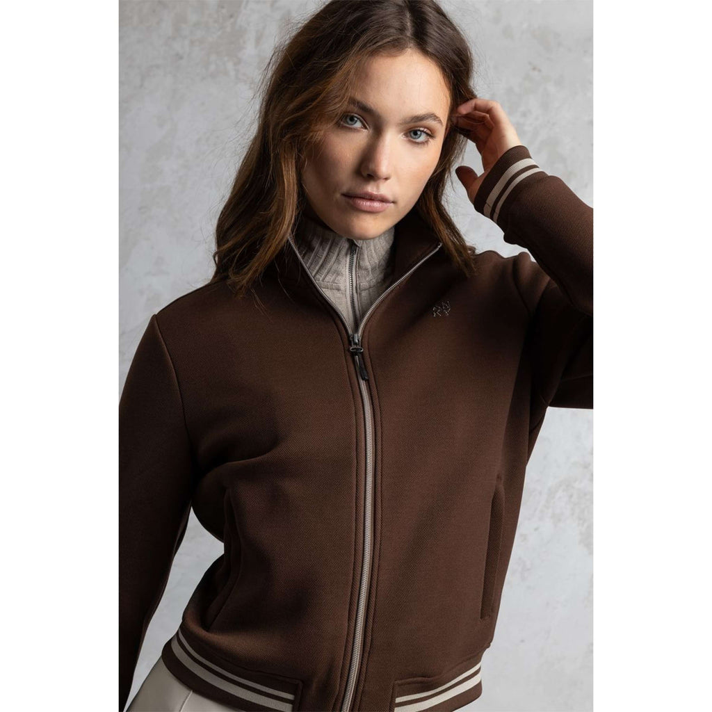 ANKY Sudadera con capucha y cremallera ATC262105 Chestnut