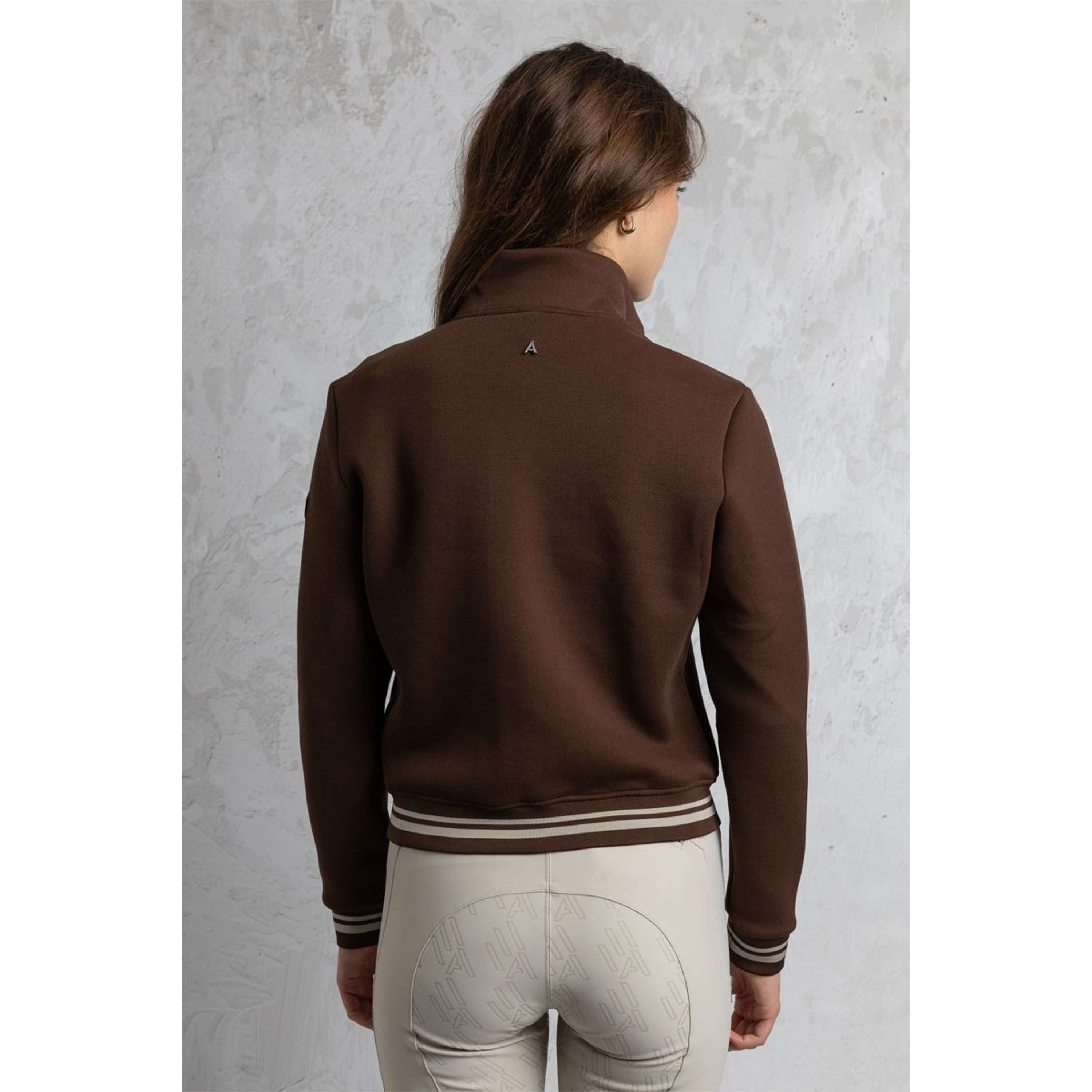 ANKY Sudadera con capucha y cremallera ATC262105 Chestnut