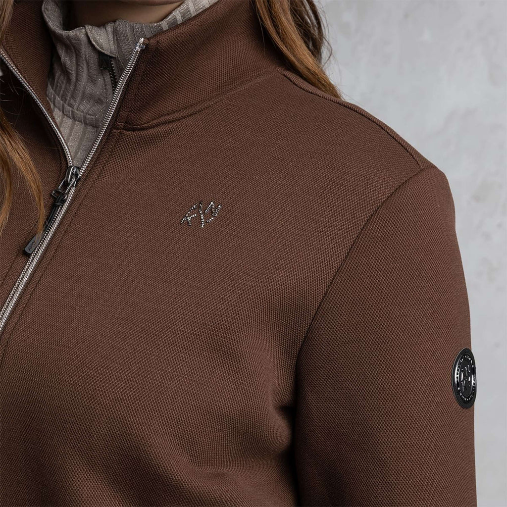 ANKY Sudadera con capucha y cremallera ATC262105 Chestnut