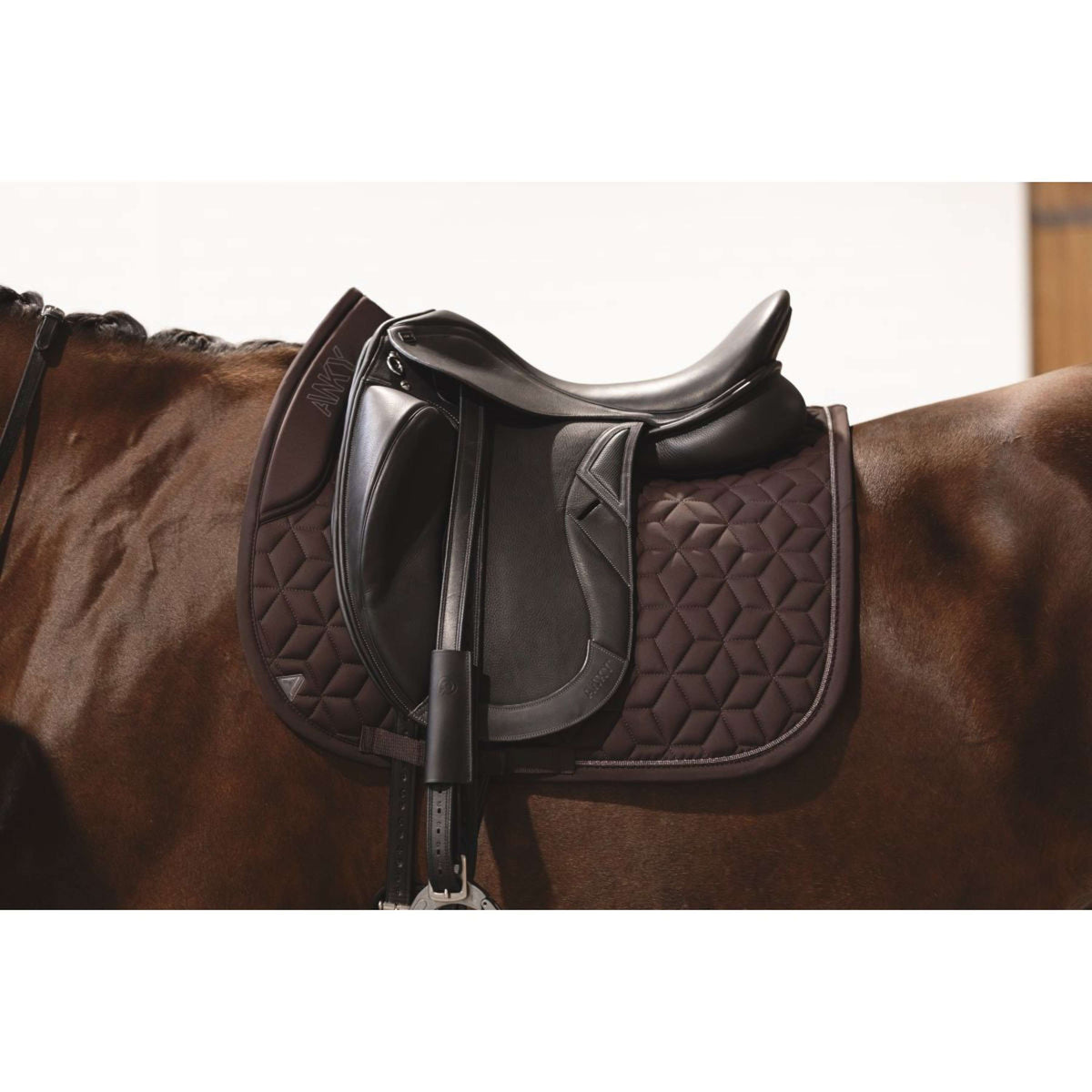 ANKY Mantilla AW25 Nylon Doma clásica Chocolate Torte