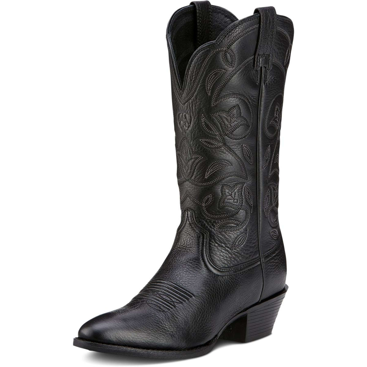 Ariat Bota vaquera Heritage Black Deertan