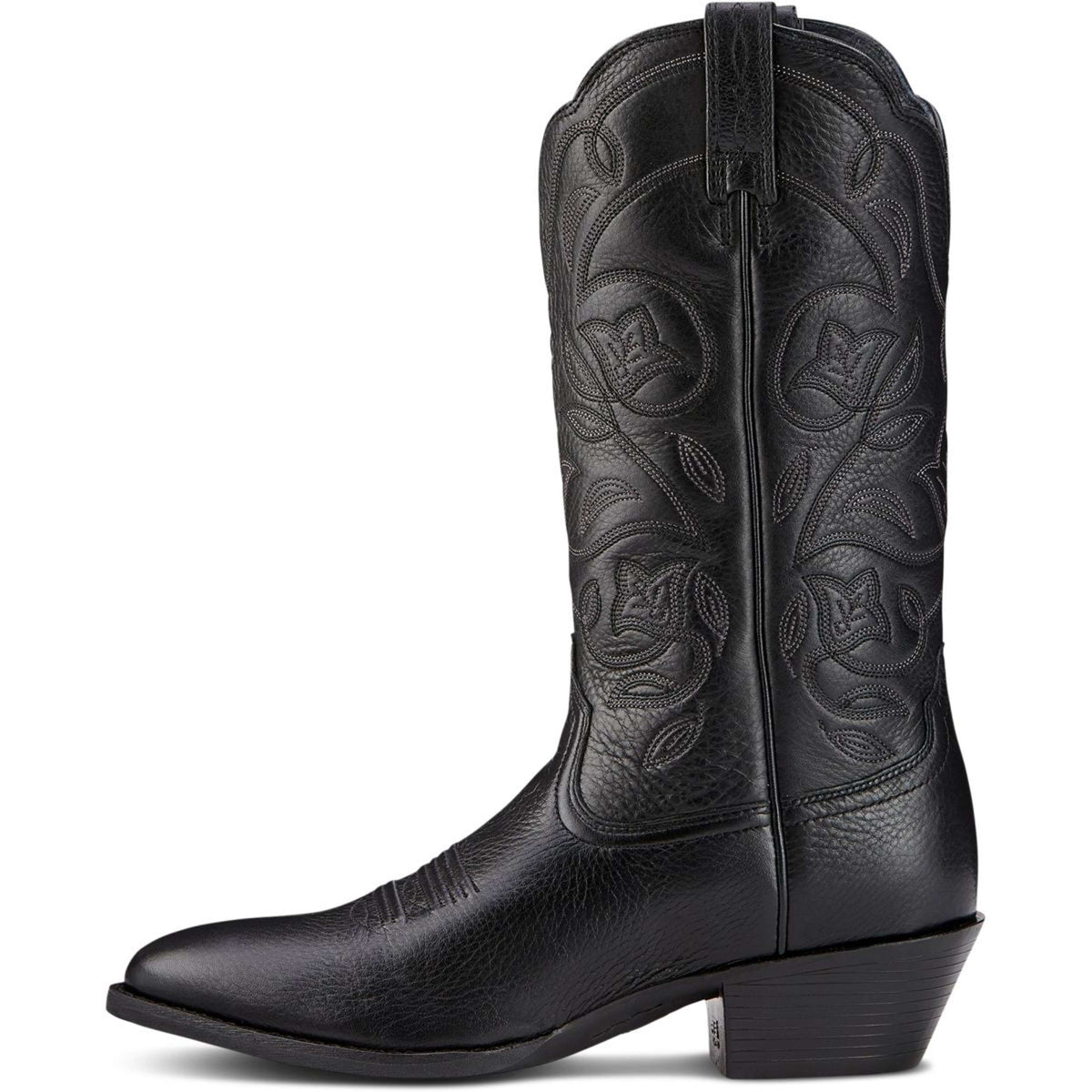 Ariat Bota vaquera Heritage Black Deertan